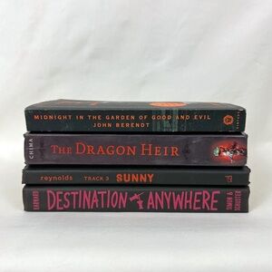 Books By Color Black Book Stack Bundle Of Four Orange Pink Red Words Paperback